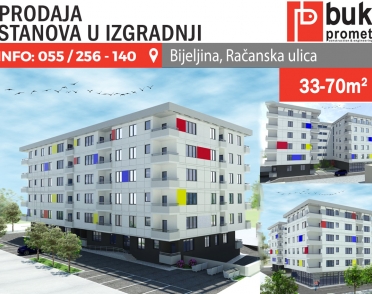 Apartments sale in Bijeljina, Račanska street *SOLD*