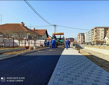 Promenade asphalting in Bijeljina